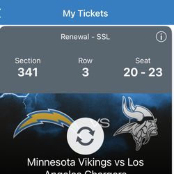 Chargers VS Vikings