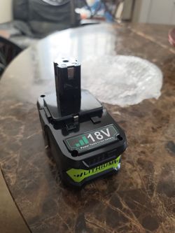 Ryobi 18v battery 8 amp