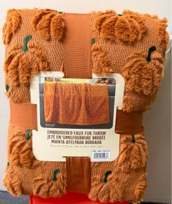 Costco Pumpkin Blanket