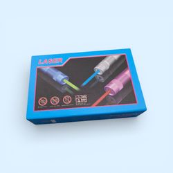 Kepeak High Power Blue Adjustable Beam Laser Pointer Visible Beam 5MW Burn Dot Light