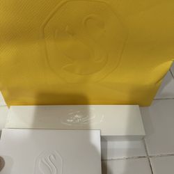 Swarovski Matrix Tennis bracelet Round cut, White, Rose gold-tone plated