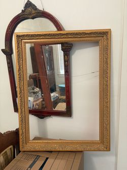 Big vintage wooden frame !