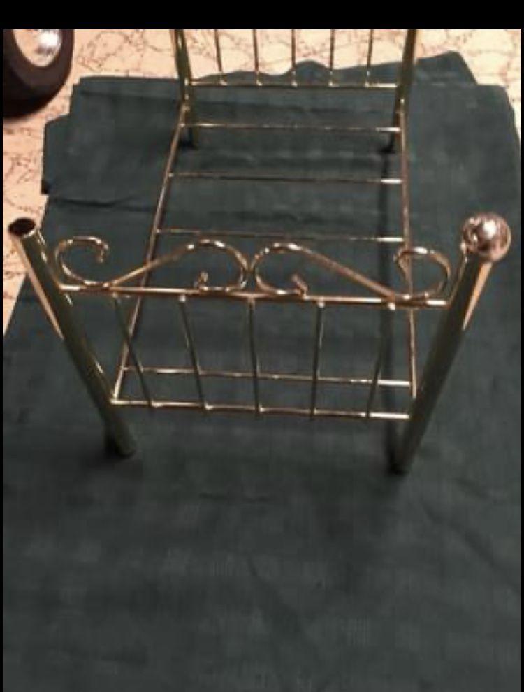 American Girl Doll Brass Bed Pre owned