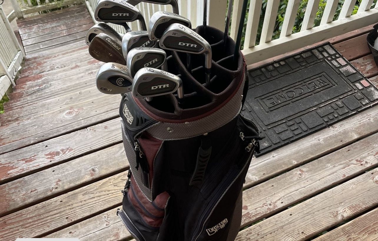 Golf Clubs And Bag