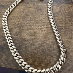 141g 14kt Yellow Gold Miami Cuban Necklace/Chain