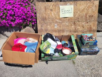 Free garden pots, games, dishes