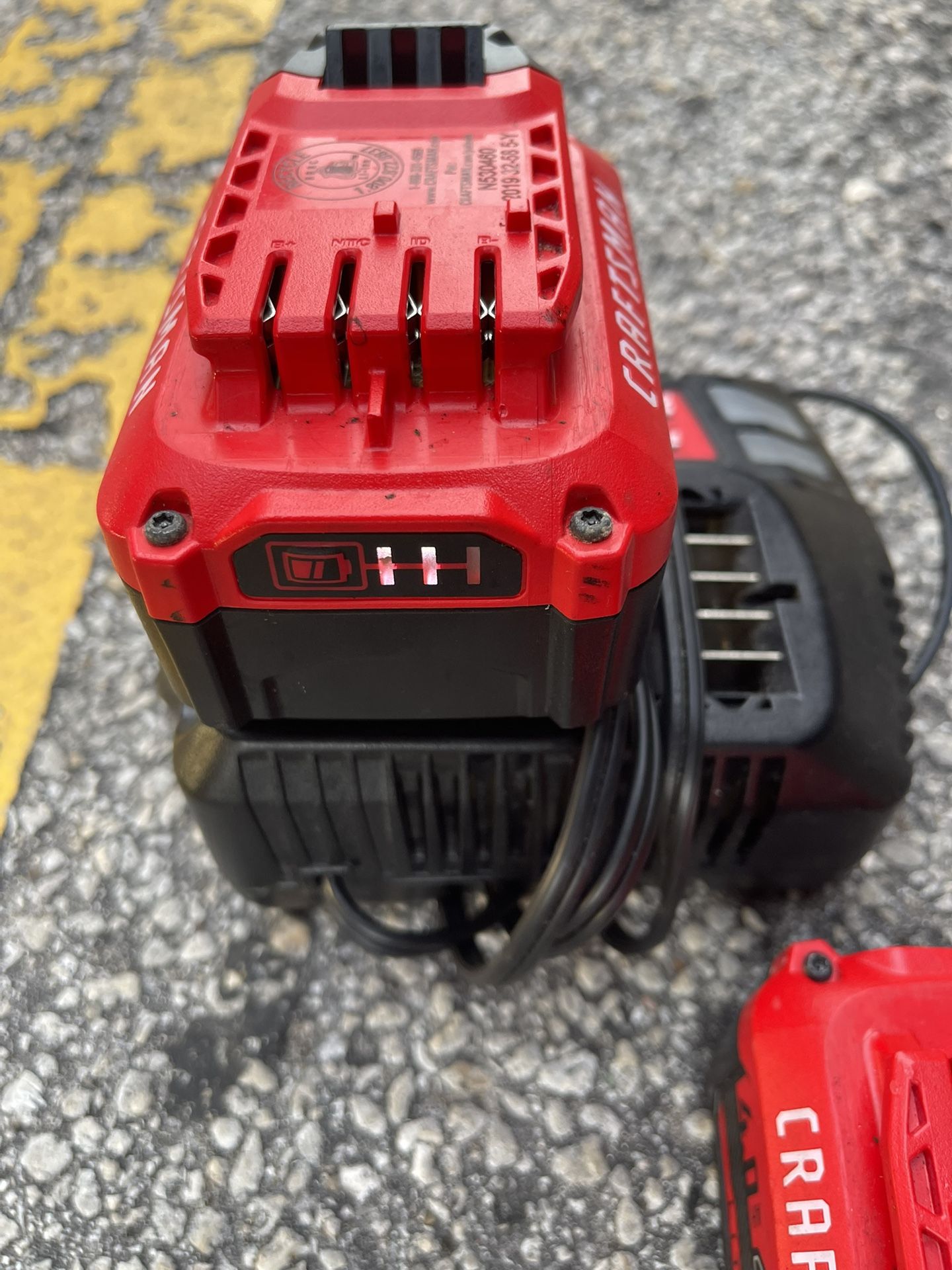 CRAFTSMAN V20 - 2 Lithium-ion ( 4 Ah Battery and Charger ) Pick Up Only , And Willing To Negotiate on price
