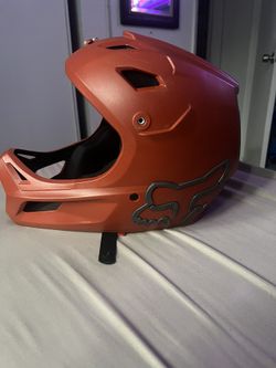 Fox Racing Rampage full-face helmet in red