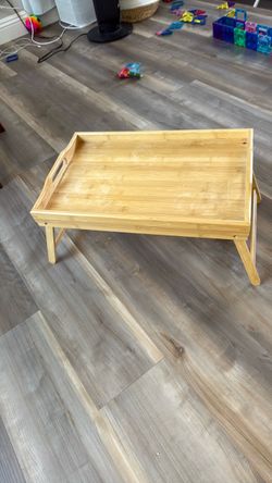 Picnic Tray Table Bamboo