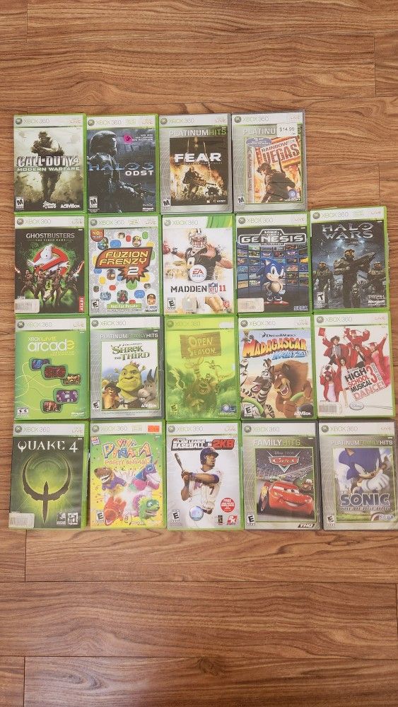 19 XBOX 360 Games!