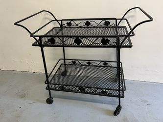 Wrought Iron Cart