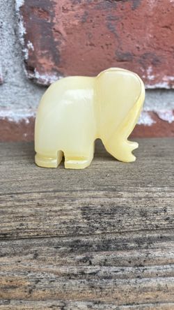 Onyx Stone Elephant