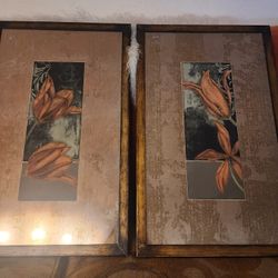 Uttermost Botanical Bronzed Mirror Art