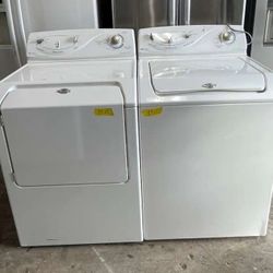 MAYTAG ATLANTIS SERIES 27 INCH TOP-LOAD WASHER & 27 INCH ELECTRIC DRYER