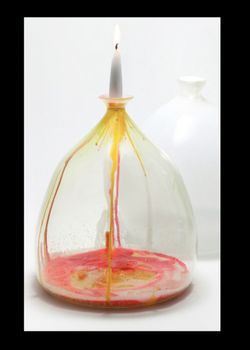Candle Holder Wax Dripping Collector
