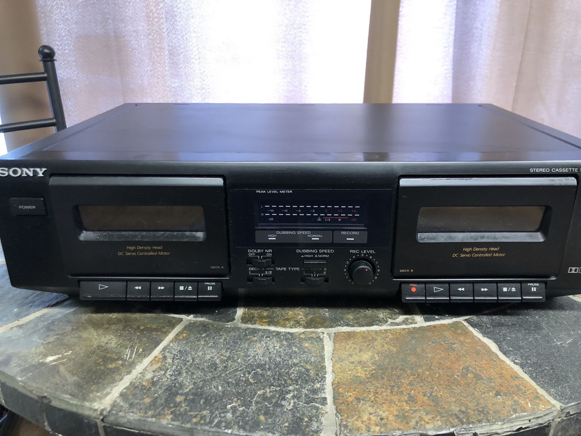 Sony double cassette Deck