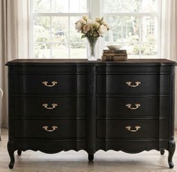 Refinished vintage French provincial dresser