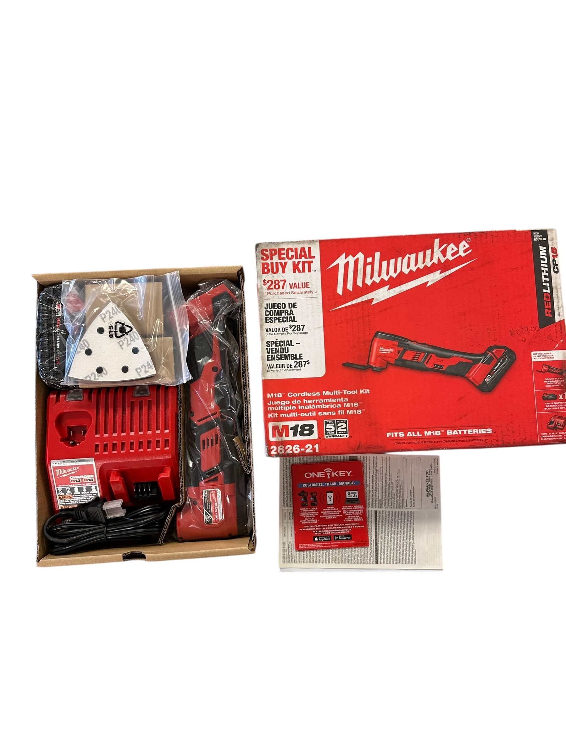 MILWAUKEE 2626-21 MULT TOOL #31135