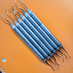 Dental Tools Hu-Friedy Dental Double Ended  6 Tools