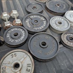 Gym Weights and MORE! Over 650lbs. 