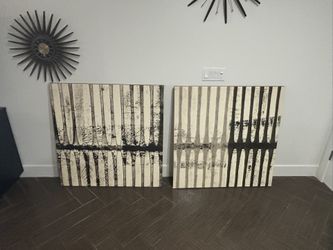 2 Art Pieces (Sold As A Set)