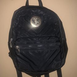 Woman’s Black Backpack Book Bag Small