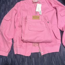 JANKA POLLIANI   X  NA-KD  Jean Set New! With Tags