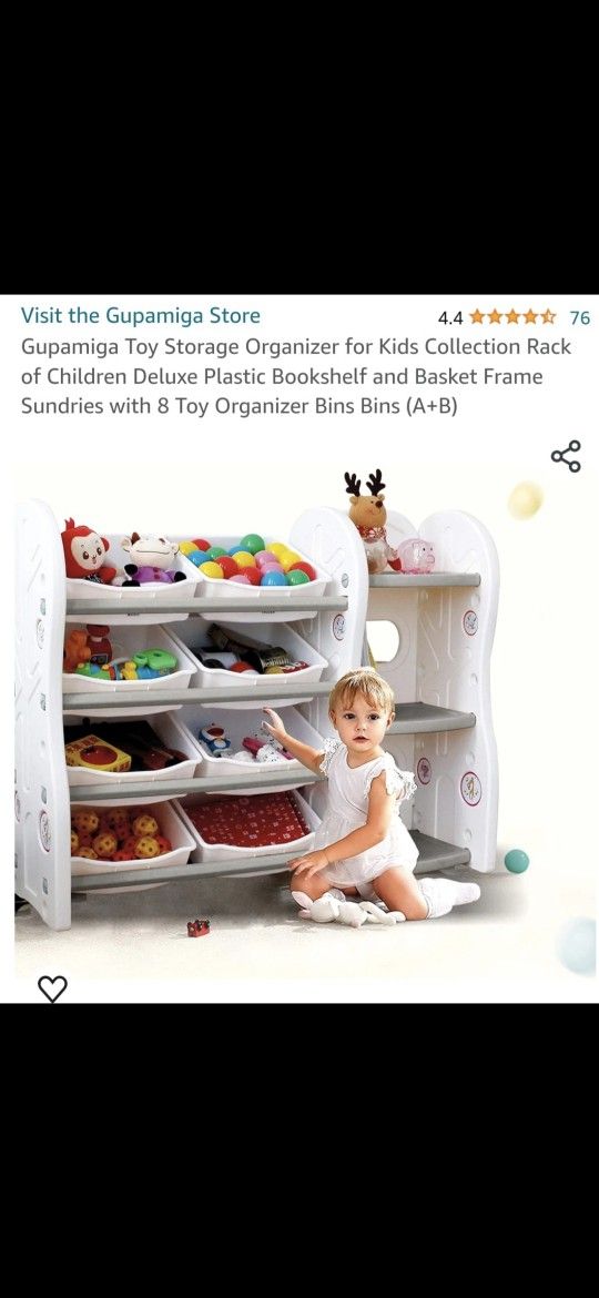 Toy Storage Bins and Shelfs