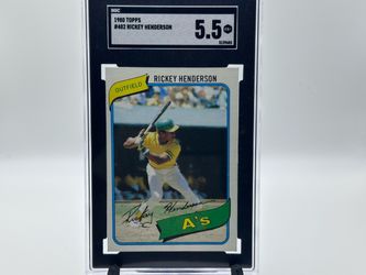 1980 Topps Rickey Henderson RC #482