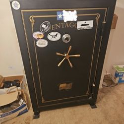 PENTAGON CUSTOM TROPHY FIREPROOF WATERPROOF INSULATED COMMERCIAL SOLID STEEL SAFE 