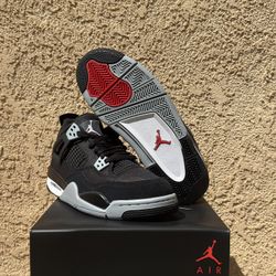 Brand New Air Jordan 4 “Black Canvas”