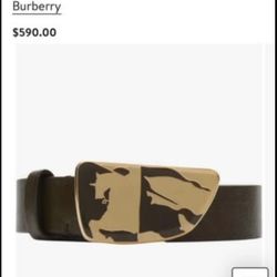Authentic Burberry Women’s Belt 