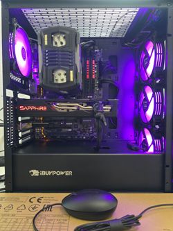 Gaming pc intel i7-6700k, rx 5700 xt 8gb, 16 gb ram, nvme, wifi, keyboard and mouse