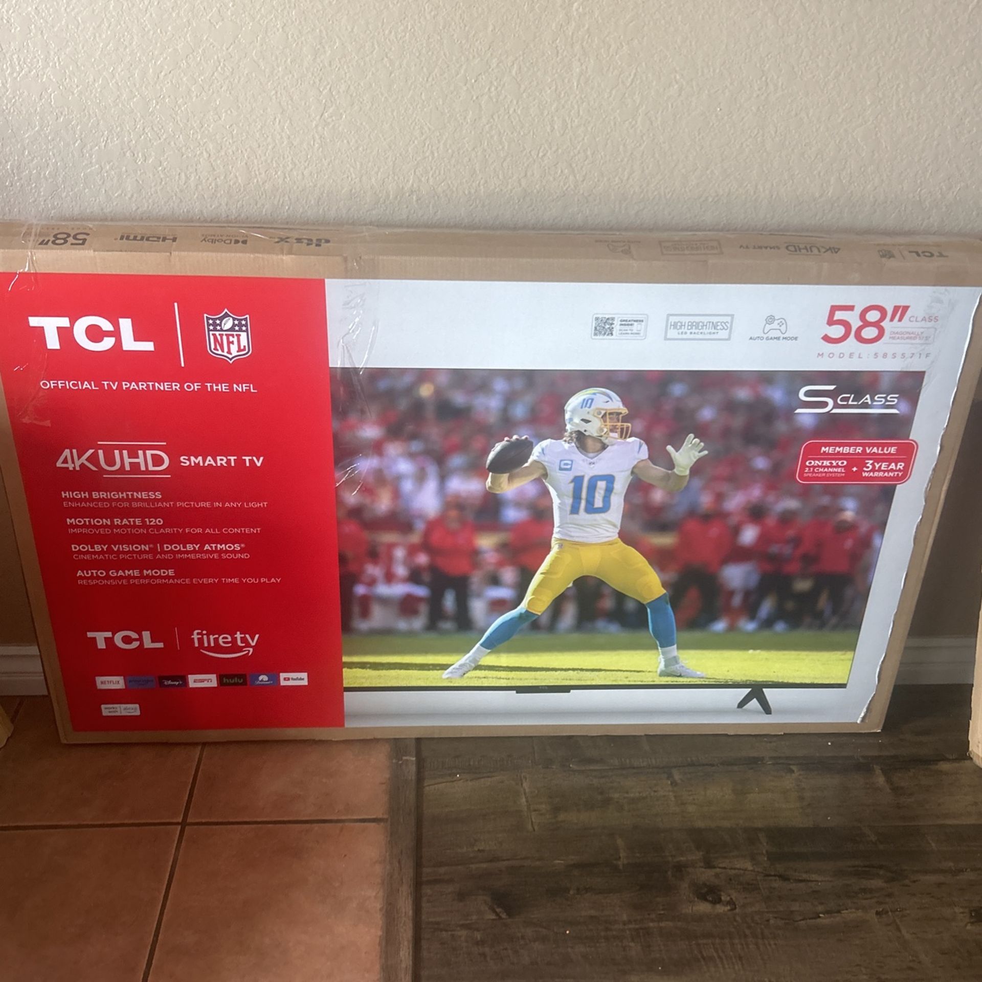 New - 58” Smart TV