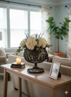 Gorgeous Ornate Metal Basket