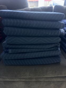 7 light weight moving blankets
