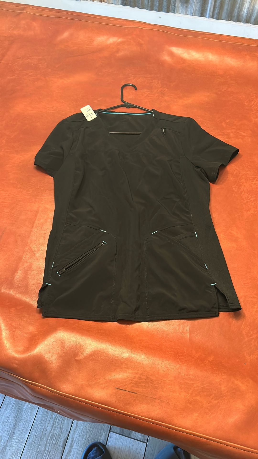 Black Scrubs Top