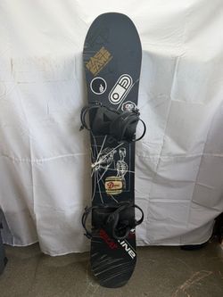 Snowboard with Bindings