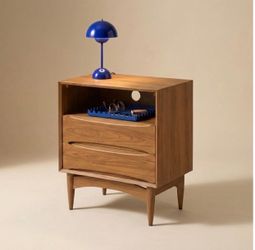 Z402-Retrovie Mid-Century Modern 23" Nightstand of2