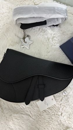 BLACK D1OR SADDLE BAG