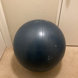 Patched - 75cm Blue/Teal Exercise Fitness Stability Core Workout Yoga Ball