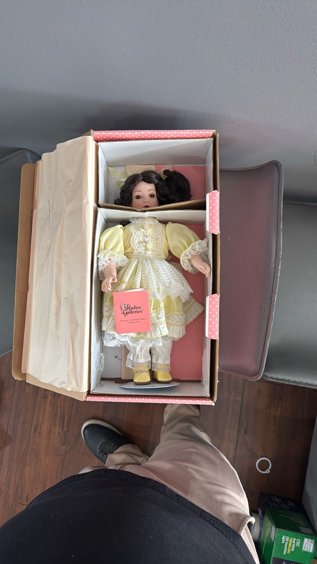 Paradise Galleries Candy Kids LEMON DROP 15" Porcelain Collector Doll NWOT