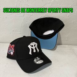 LMB New Era sultanes de monterrey A Frame 9forty SnapBack Hats 