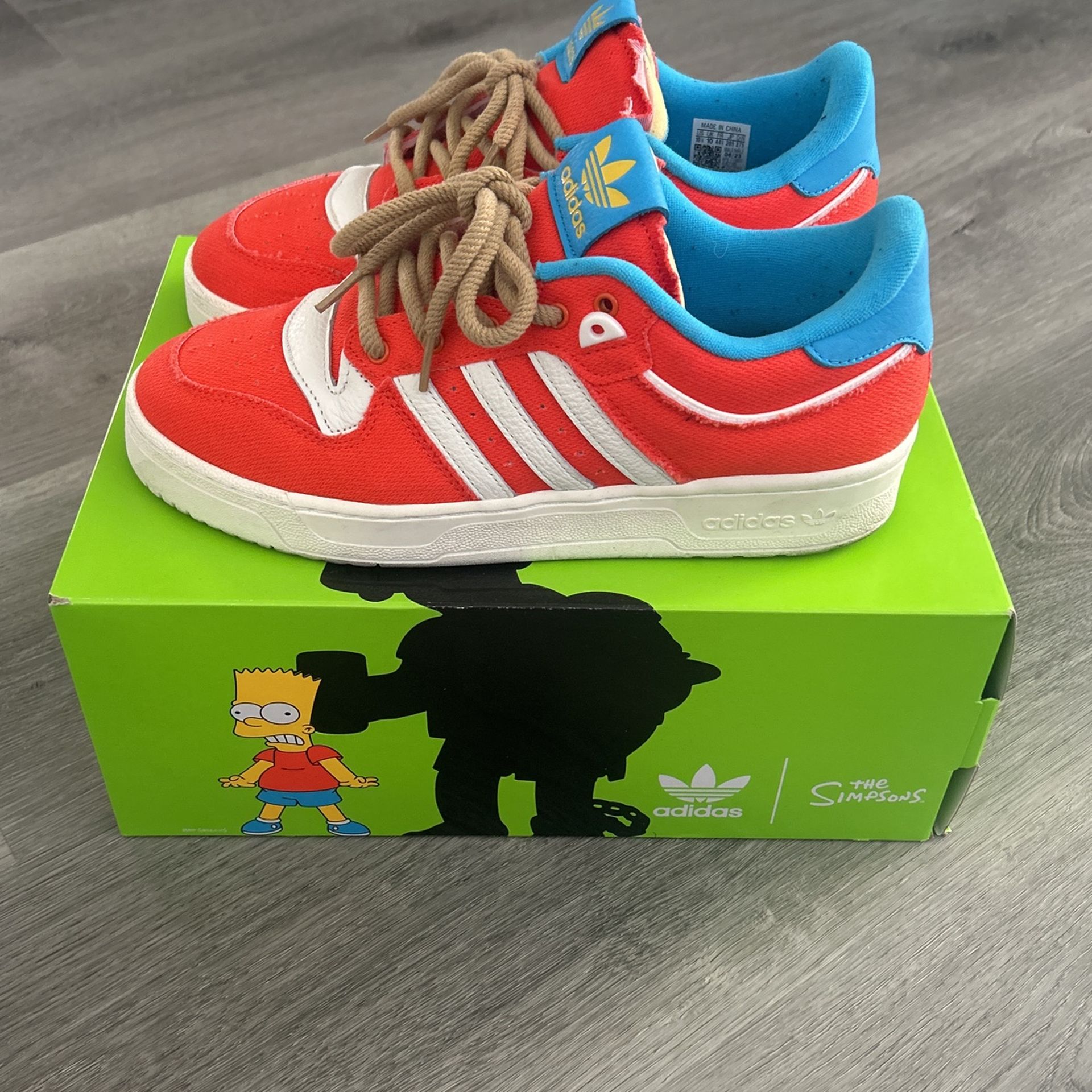 adidas gazelle silver green womens adidas The Simpsons Forum 84 Low CL Shoes Green 9 main image 1
