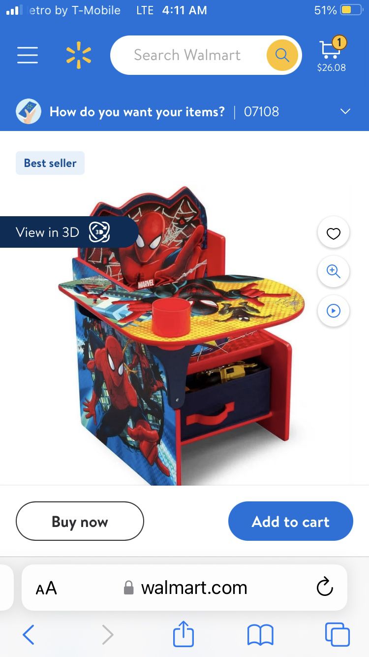 Spider-Man Desk Chair