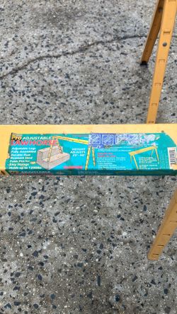 Pro adjustable saw horses