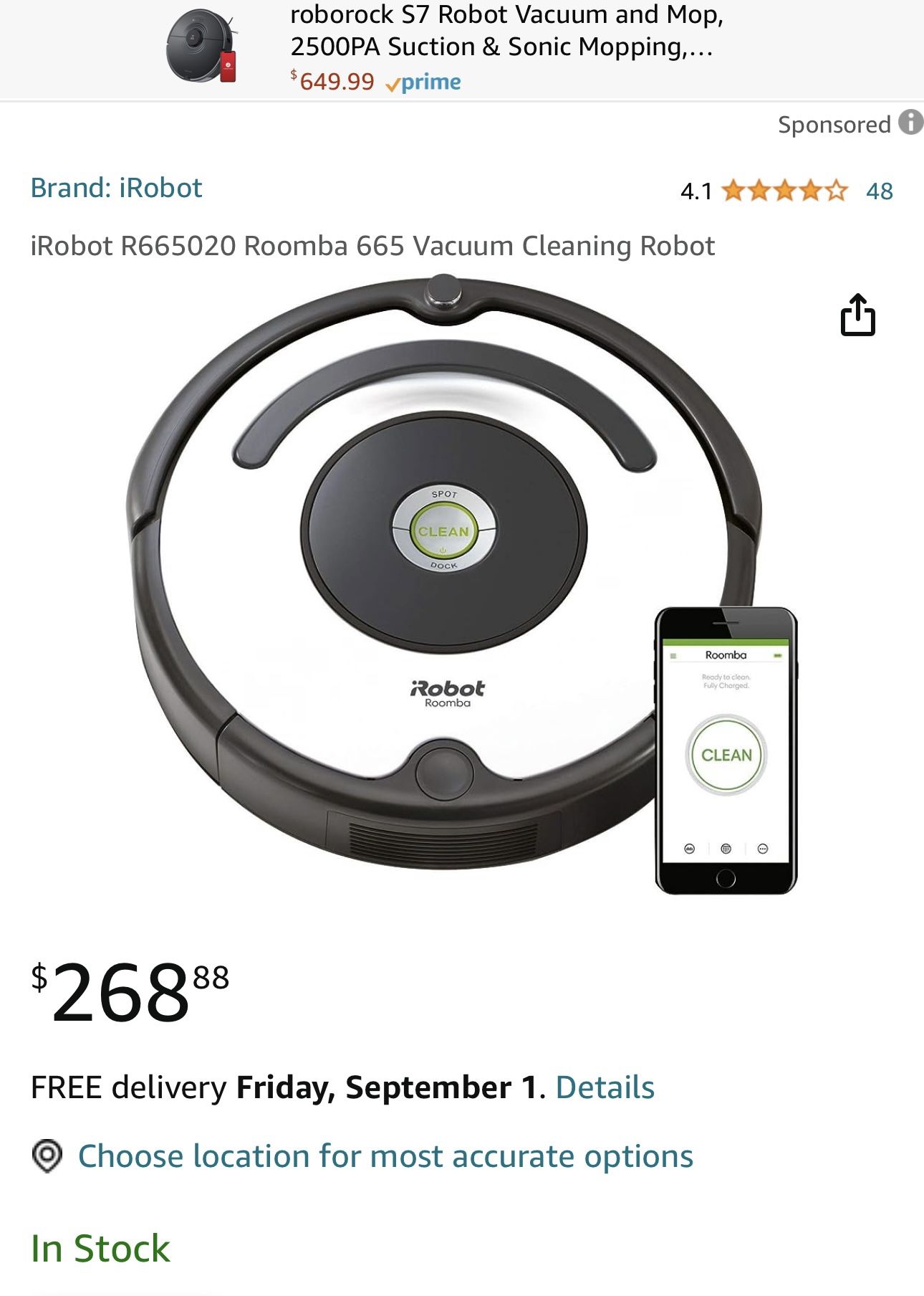 iRobot R665020 Roomba 665 Vacuum Cleaning Robot