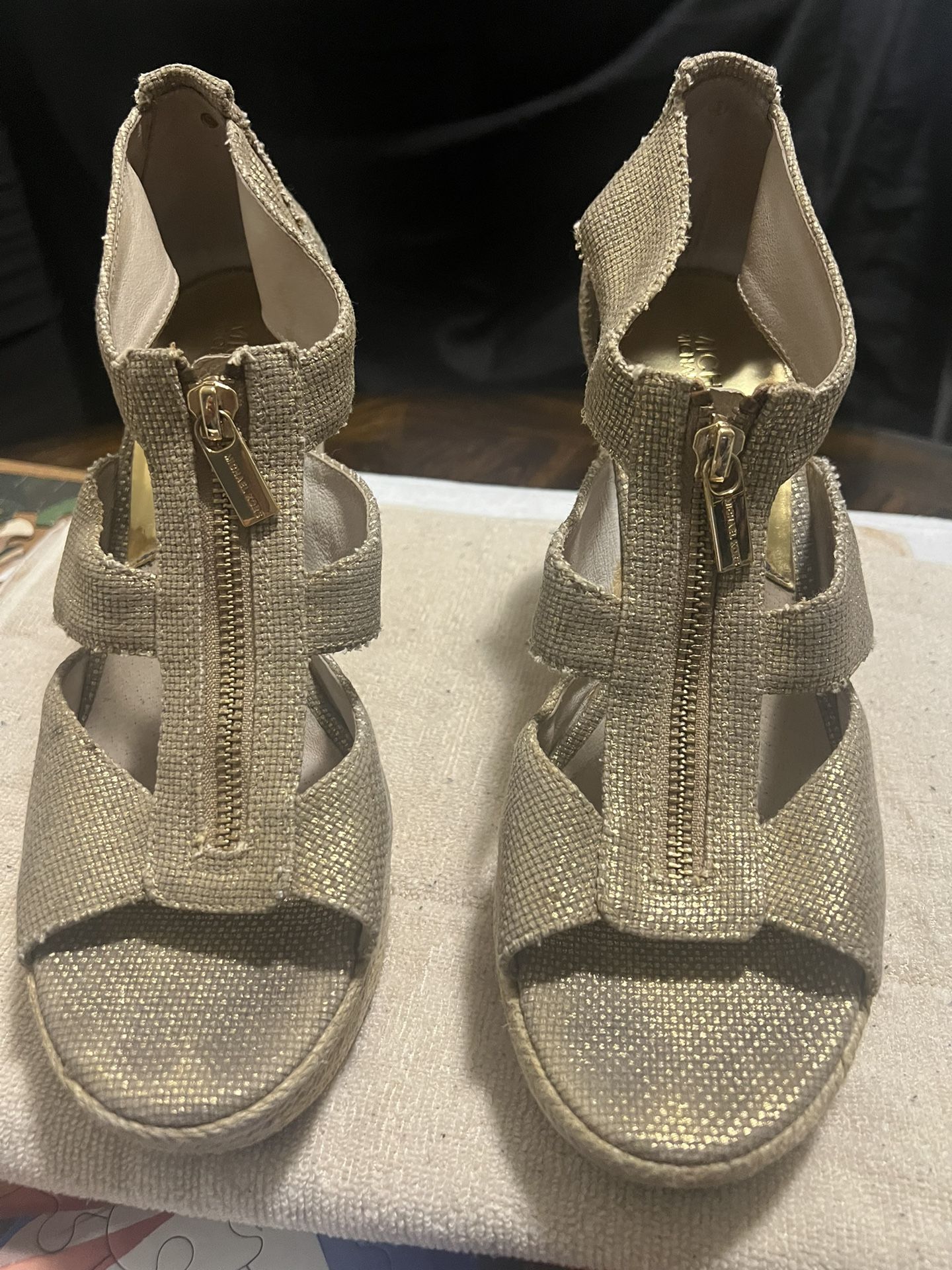 Gold Michael Kors Wedge