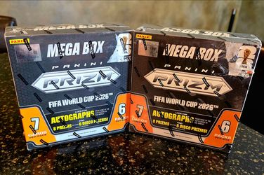 Panini Prizm FIFA World Cup 2026 Mega Box .  $40 each