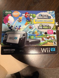 Nintendo Wii U Mario & Luigi Deluxe Set, 32GB, Open Box